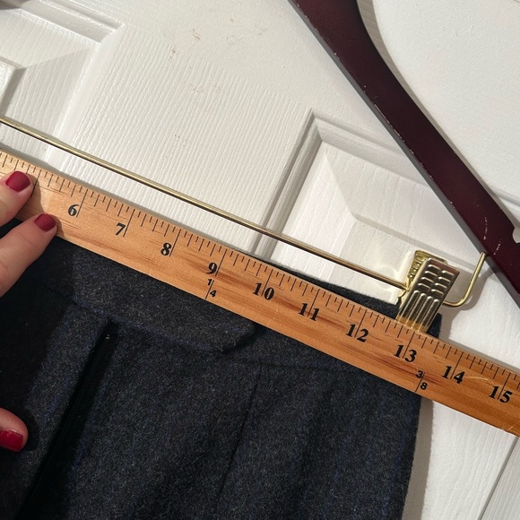 Vintage TELLURIDE CLOTHING CO. Women’s 8 Wool Nylon Blend Gray w/ Blue Stripe - Picture 7 of 15